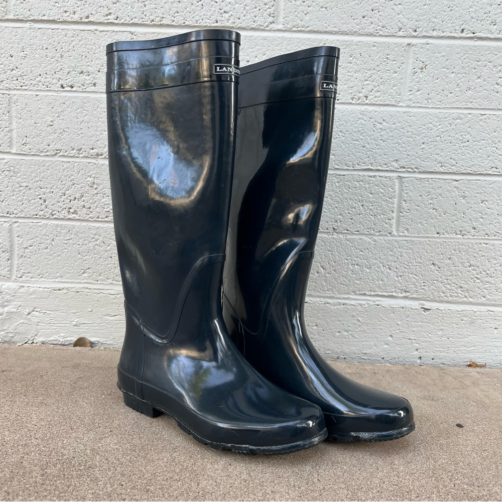 LANDS’ END // Classic Knee High Rain Boots